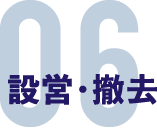 設営・撤去